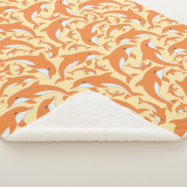 Manta Sherpa Delfines Cute (3/4)