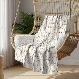 Manta Sherpa Delicate Wildflowers 