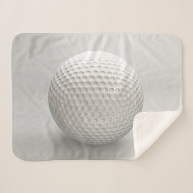 Manta Sherpa Deporte de la pelota de golf (Anverso (horizontal))
