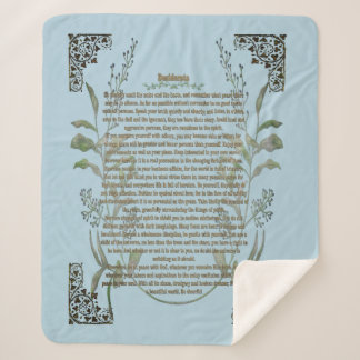 Manta Sherpa Desiderata