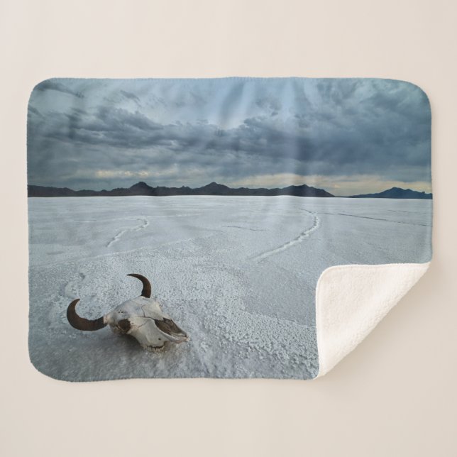Manta Sherpa Desiertos | Bonneville Salt Flats Utah (Anverso (horizontal))