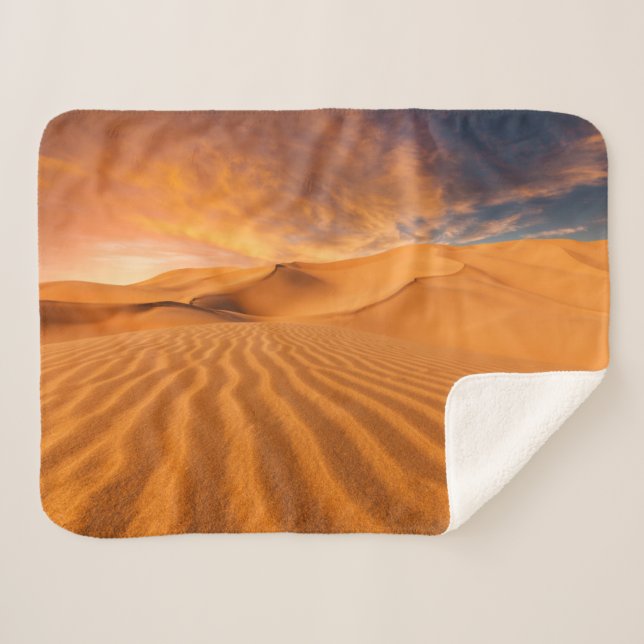 Manta Sherpa Desiertos | Desierto en los Emiratos Árabes Unidos (Anverso (horizontal))