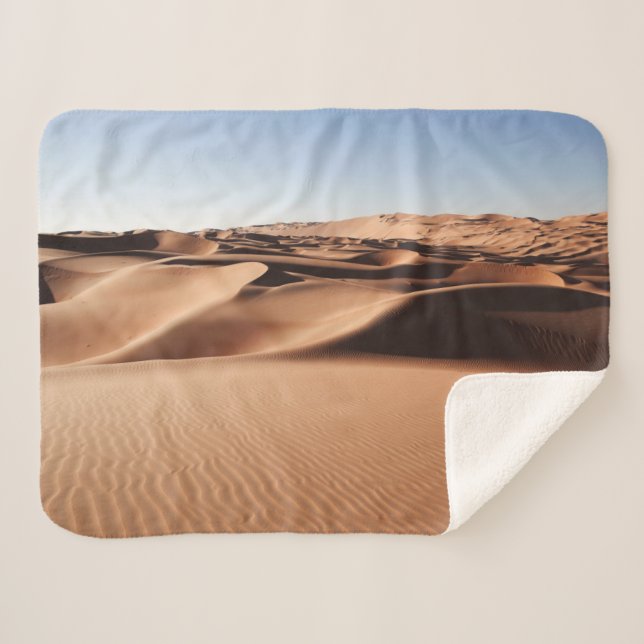 Manta Sherpa Desiertos | Dunas de arena de los Emiratos Árabes  (Anverso (horizontal))