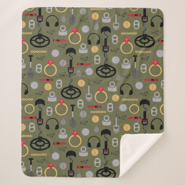 Manta Sherpa Detección metalizado de Sherpa Blanket (Anverso)