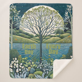 Manta Sherpa Día de la Tierra