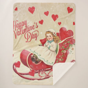 Manta Sherpa Día de San Valentín