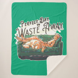 Manta Sherpa Día perfecto para desperdiciar