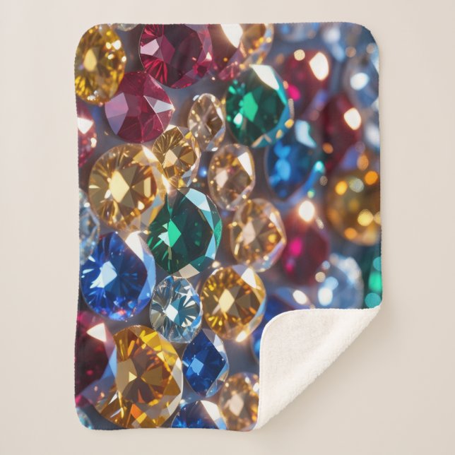 Manta Sherpa Diamonds Of Many Colors (Anverso)