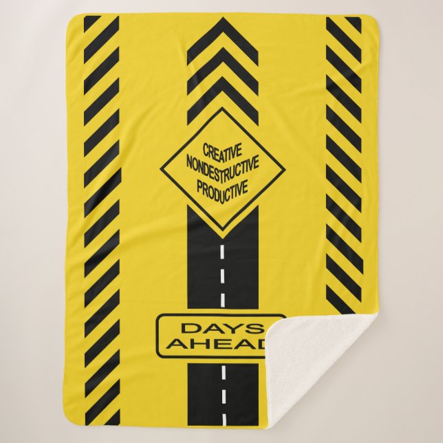 Manta Sherpa Días por delante (Anverso)