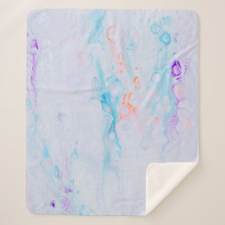 Manta Sherpa Dibujo de imágenes salpicadas