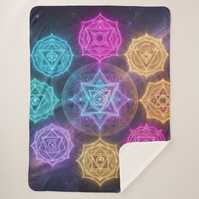 Manta Sherpa Die 7 Chakren´6 (Anverso)