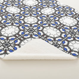 Manta Sherpa Dieciocho arte caleidoscopio del volumen cuatro