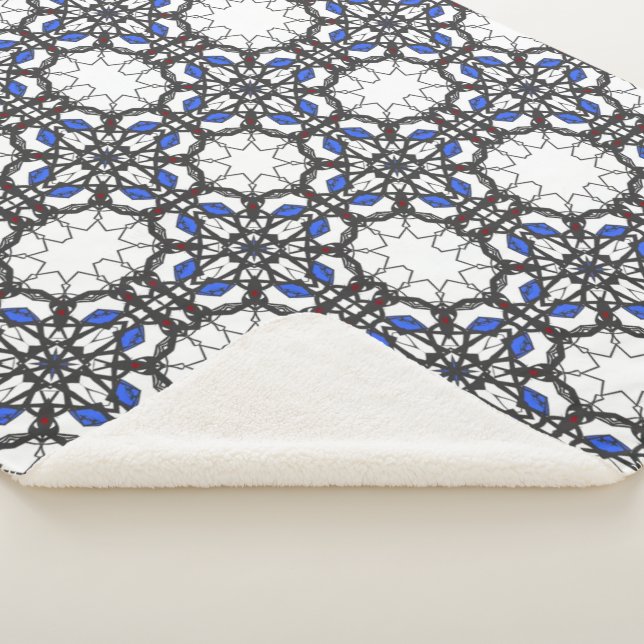 Manta Sherpa Dieciocho arte caleidoscopio del volumen cuatro (3/4)