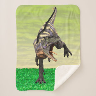 Manta Sherpa Dinosaurio Aucasaurio divertido: perfecto para el 