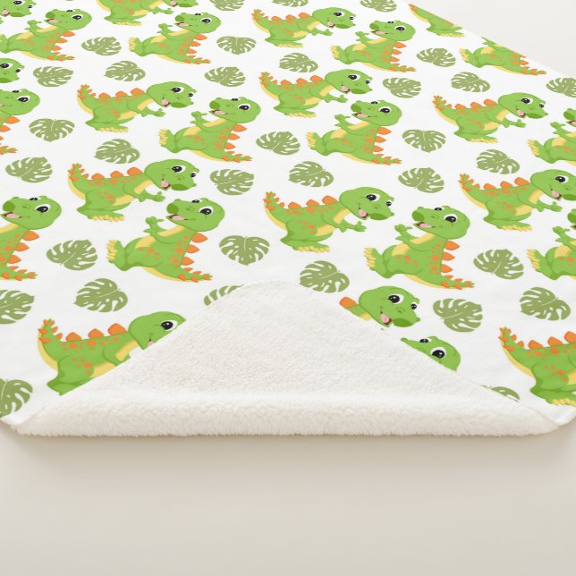 Manta Sherpa ¡Dinosaurios! Sherpa Blanket (3/4)