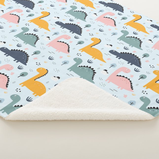 Manta Sherpa ¡Dinosaurios! Sherpa Blanket (3/4)