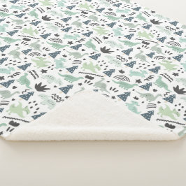 Manta Sherpa ¡Dinosaurios! Sherpa Blanket