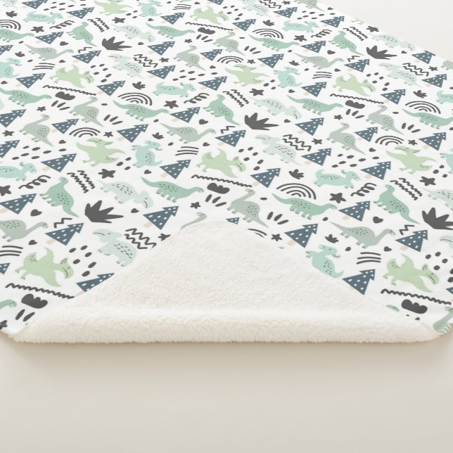 Manta Sherpa ¡Dinosaurios! Sherpa Blanket (3/4)