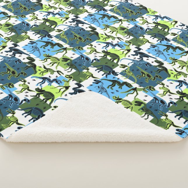 Manta Sherpa ¡Dinosaurios! Sherpa Blanket (3/4)
