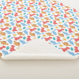 Manta Sherpa ¡Dinosaurios! Sherpa Blanket