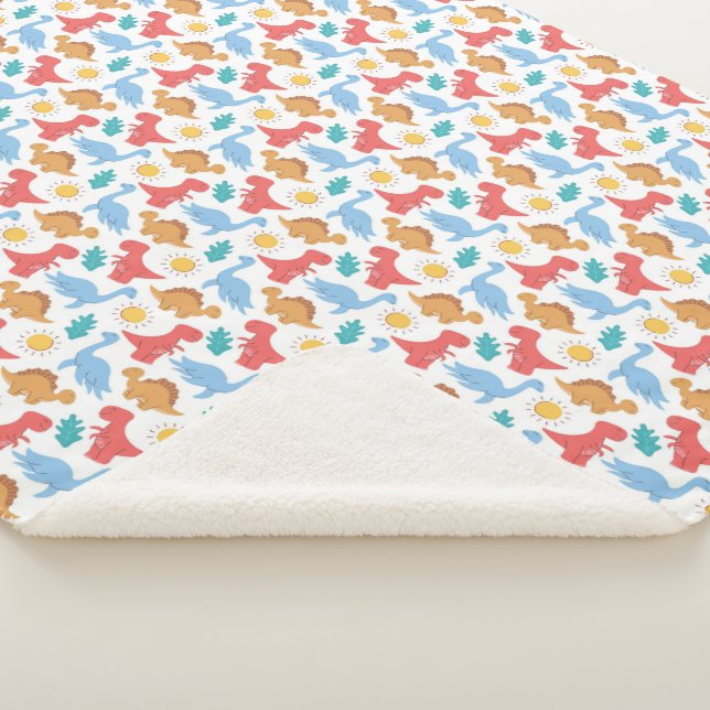 Manta Sherpa ¡Dinosaurios! Sherpa Blanket (3/4)