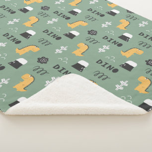 Manta Sherpa ¡Dinosaurios! Sherpa Blanket