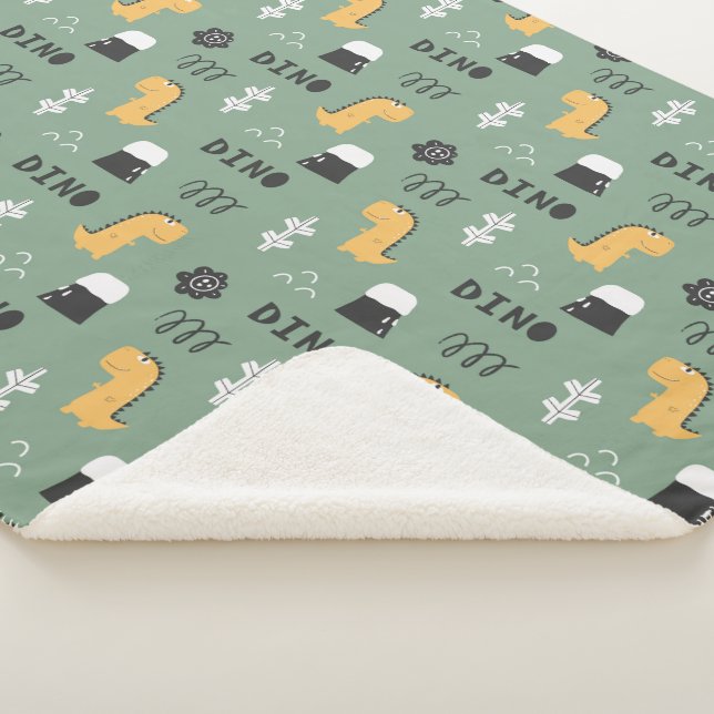 Manta Sherpa ¡Dinosaurios! Sherpa Blanket (3/4)