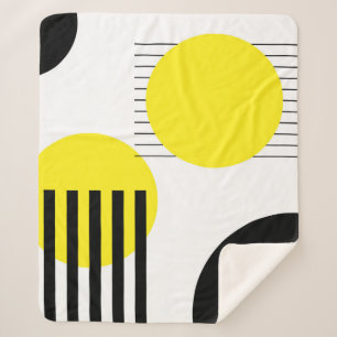 Manta Sherpa Diseño abstracto