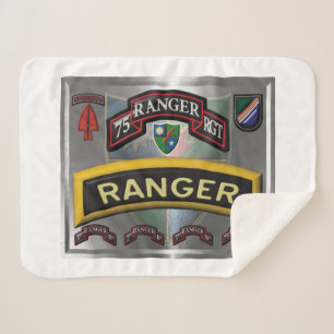 Manta Sherpa Diseño actualizado Regimiento de 75.º Ranger