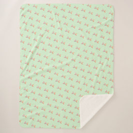 Manta Sherpa Diseño artístico de mariposa Sherpa Blanket