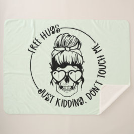 Manta Sherpa Diseño De Abrazos Gratuitos, Pero Mantenga Su Dist