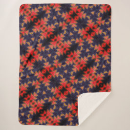 Manta Sherpa Diseño de acuarela