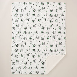 MANTA SHERPA DISEÑO DE PATRÓN ANIME EYE