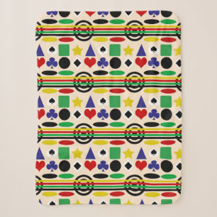 Manta Sherpa Diseño de patrón nórdico escandinavo tribal