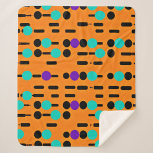 Manta Sherpa Diseño de patrones abstractos de estilo