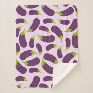 Manta Sherpa Diseño de planta de huevos para plantas de huevo P