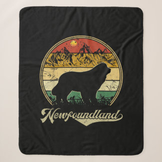 Manta Sherpa Diseño de Terranova | regalo gracioso para el aman