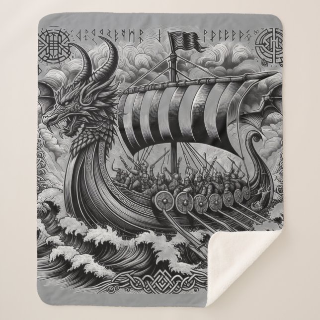 Manta Sherpa Diseño de vibración (Anverso)