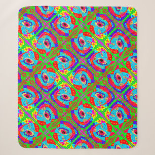 Manta Sherpa Diseño inspirado en el arte tribal Aborigen