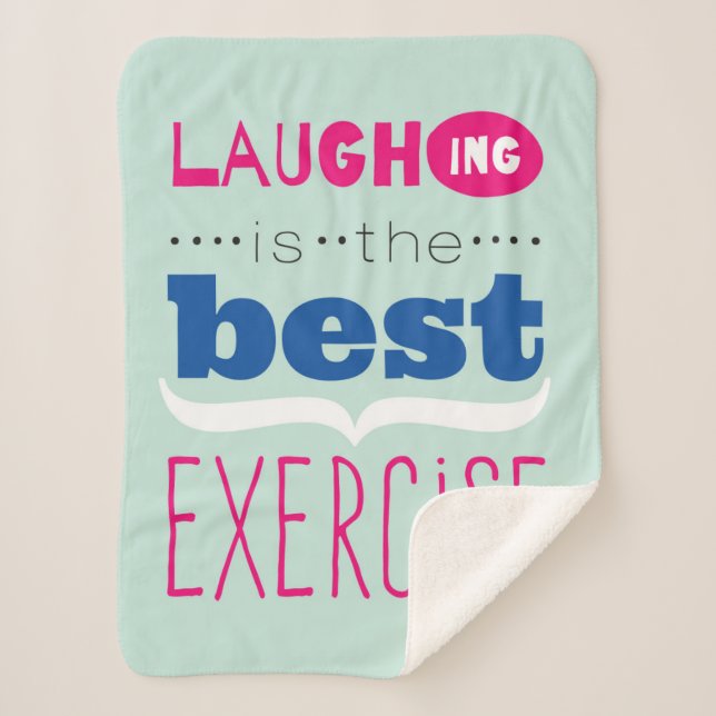 Manta Sherpa Disfrute de la vida (Anverso)