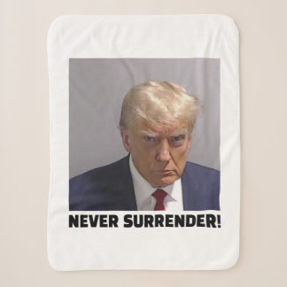 Manta Sherpa Disparo a Donald J Trump Mug - Nunca rendirse a un