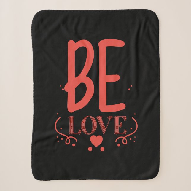 Manta Sherpa Doble regalo para ser amor (Anverso)