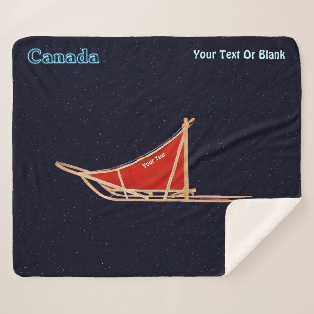 Manta Sherpa Dog Sled - Canadá (Anverso (horizontal))