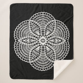 Manta Sherpa Doily Art Sherpa Blanket