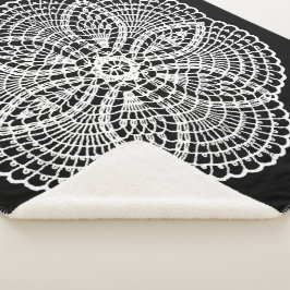 Manta Sherpa Doily Art Sherpa Blanket