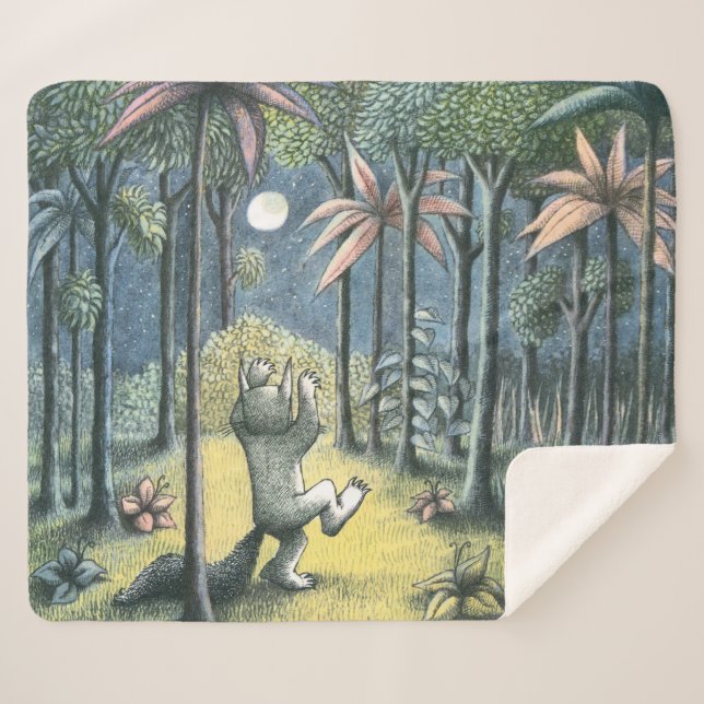 Manta Sherpa Donde están las cosas salvajes | Escena 6 (Anverso (horizontal))