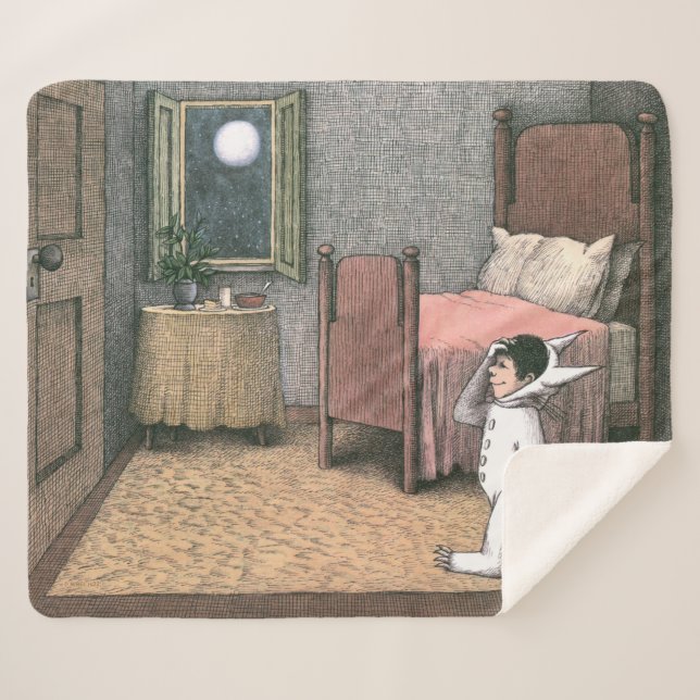 Manta Sherpa Donde están las cosas salvajes | Escena 7 (Anverso (horizontal))