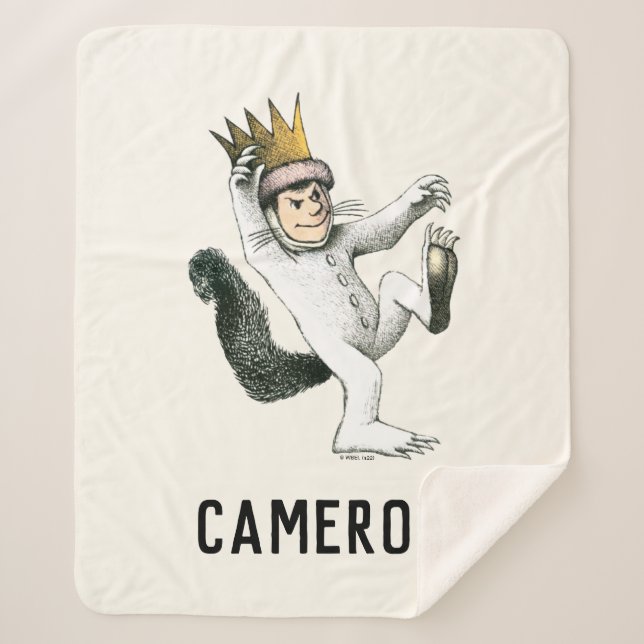 Manta Sherpa Donde están las cosas salvajes | Máx. | Añadir su  (Anverso)