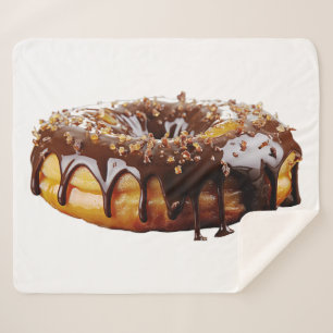 Manta Sherpa Donut decadente de SlipperyJoe's cubierto con un g