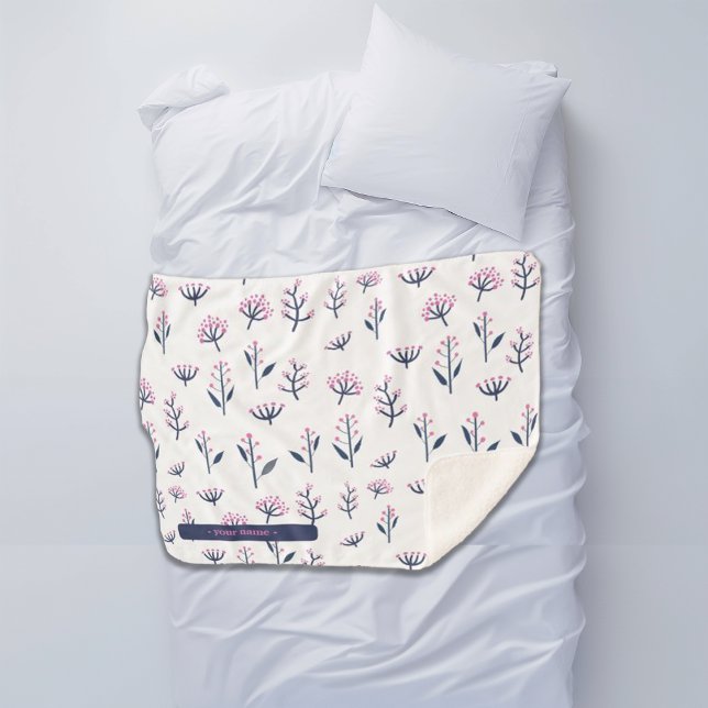 Manta Sherpa Dorm Essentials Bonito Mimosa Personalizar (Subido por el creador)